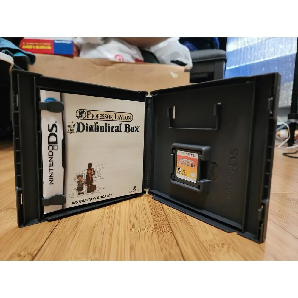 Professor Layton and the Diabolical Box (Nintendo DS, 2009) CIB Complete Game